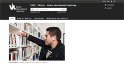 Desktop Screenshot of library.univiu.org